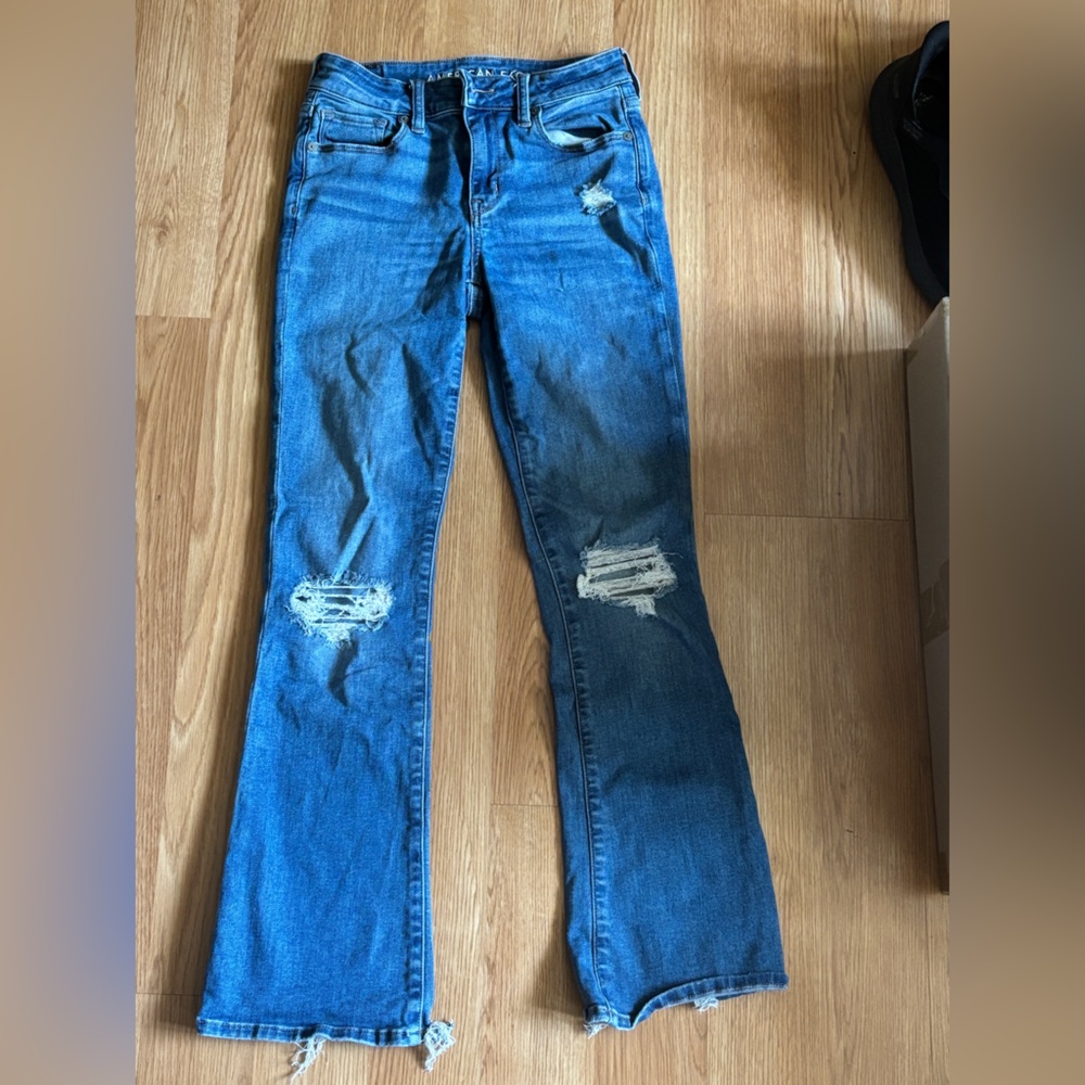 American Eagle Skinny Kick Flare Jeans